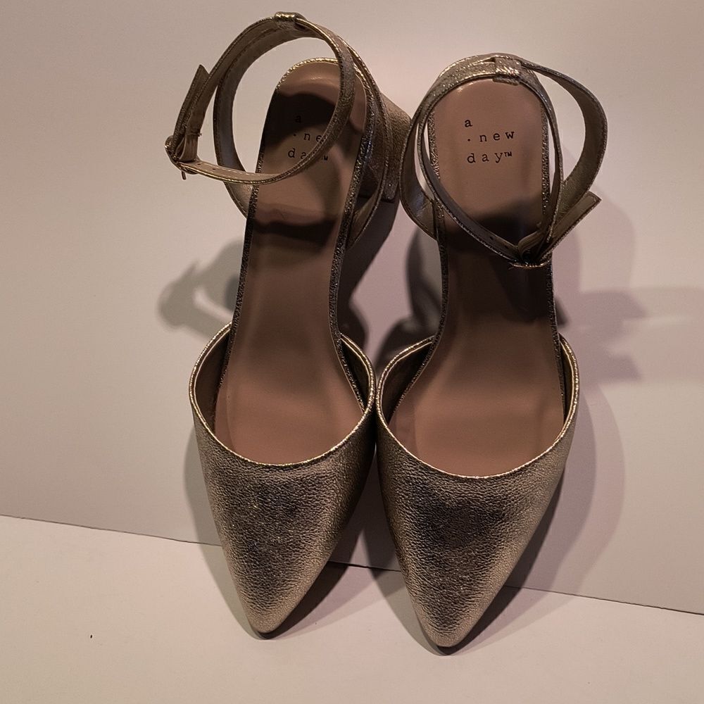 A New Day Gold Heels